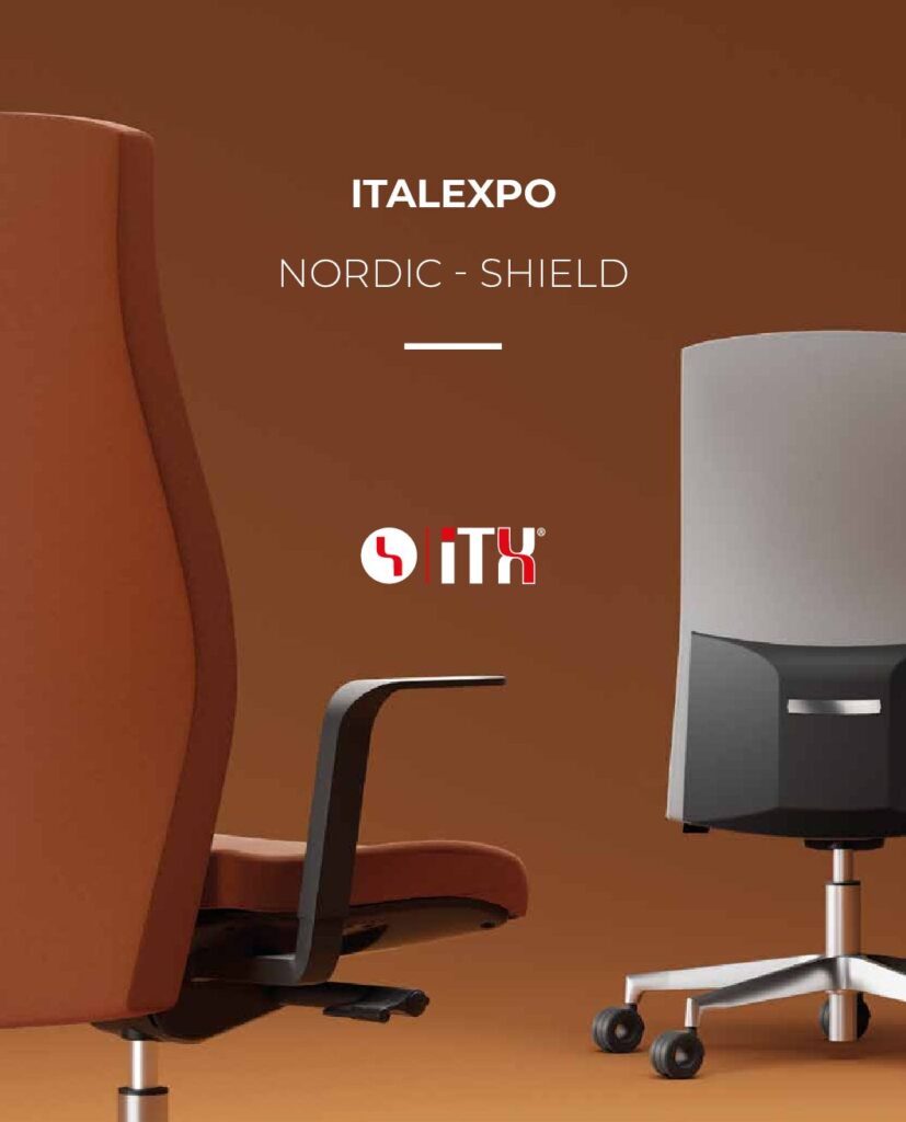 Brochure sedie da ufficio Nordic e Shield Italexpo