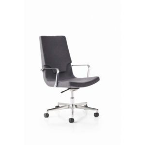 Office chair medium back, with arms Mod. SUNNY D201 by Italexpo